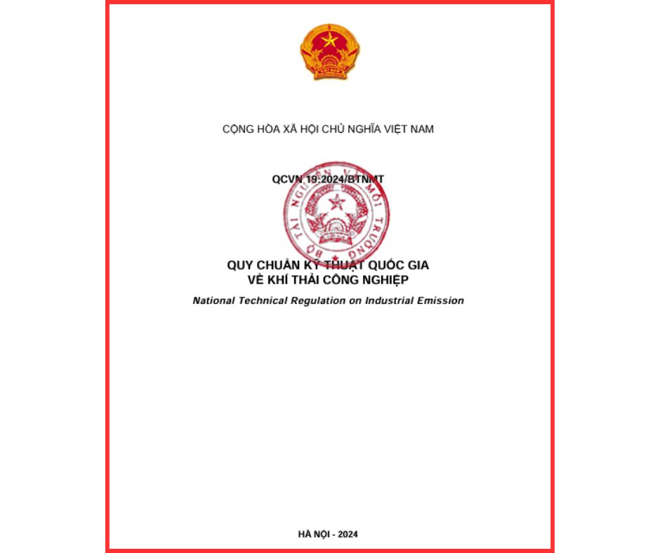 qcvn 19 2024 BTNNMT - Tiêu chuẩn khí thải lò hơi theo QCVN 19:2024 và QCVN 19:2009