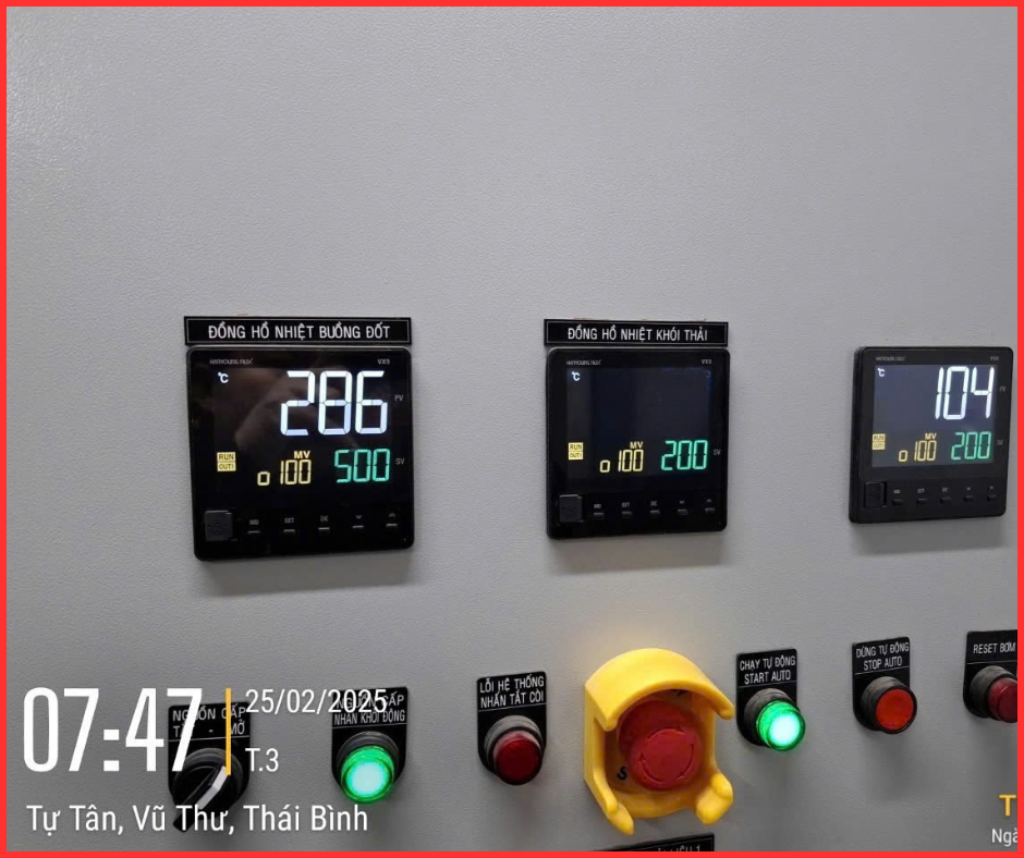 nhiệt độ khói thải tăng cao làm hiệu suất lò hơi giảm