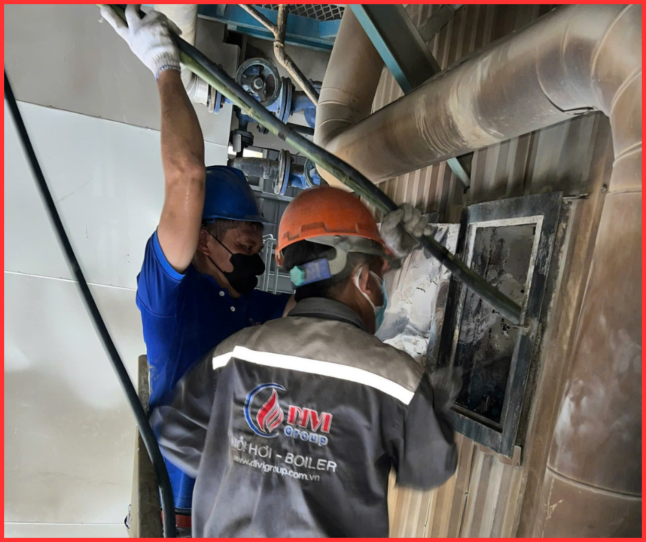 vệ sinh định kỳ nồi hơi và hệ thống trao đổi nhiệt