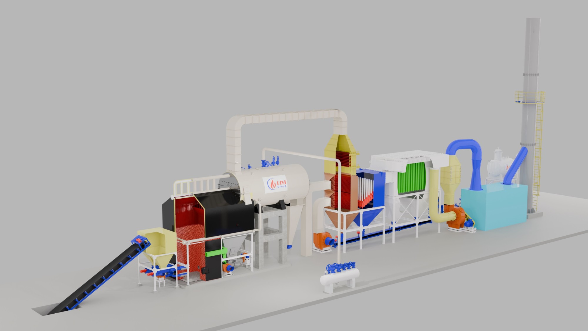 Detailed Boiler Structure and Components