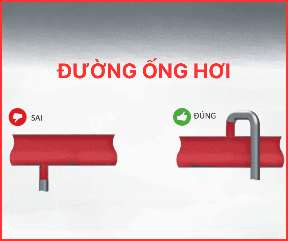 Đường lấy hơi đúng