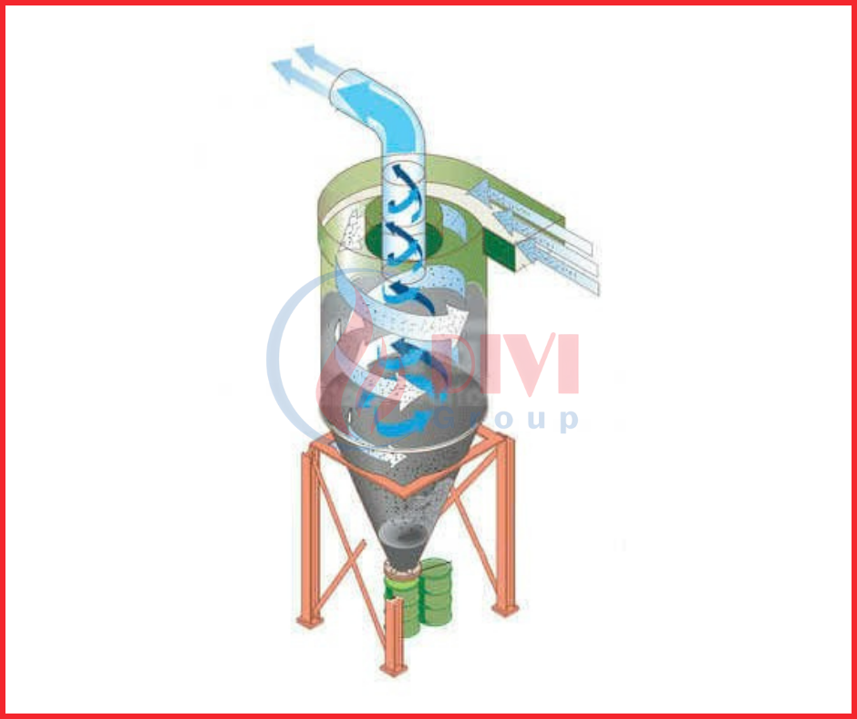 xử lý khói thải nồi hơi - Cyclon lọc bụi đơn