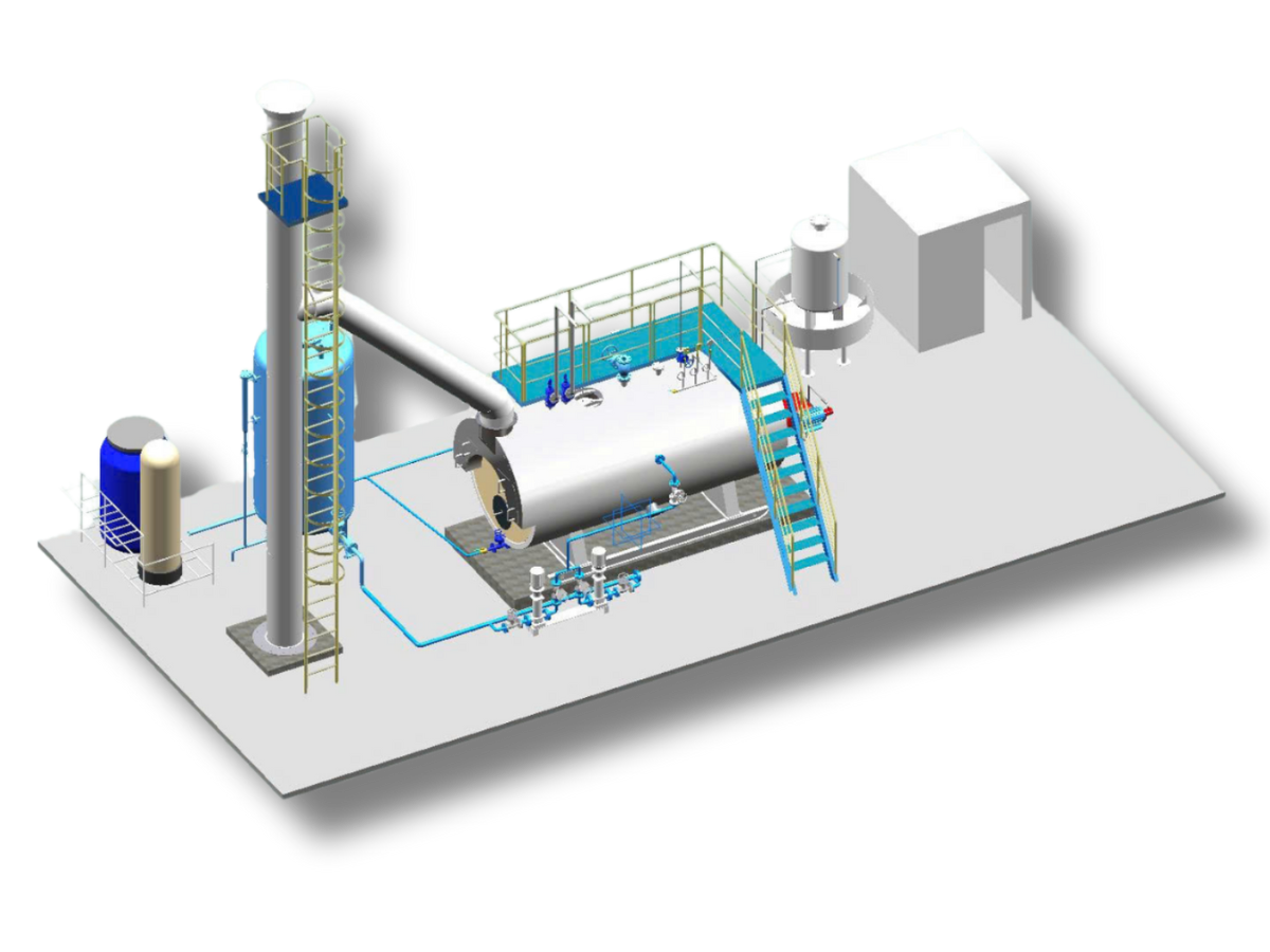 lò hơi đốt dầu & gas