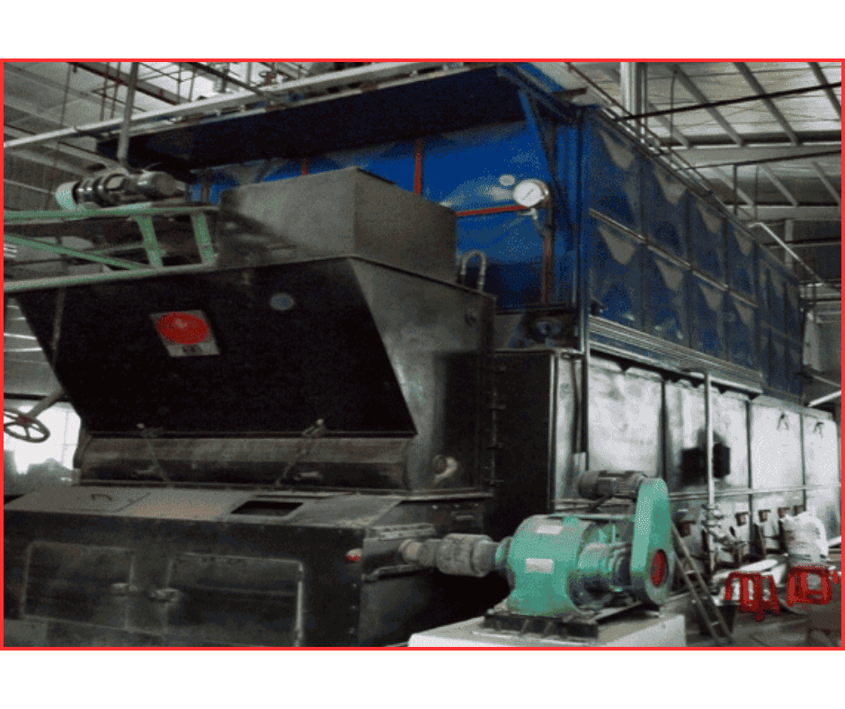 Diện tích mặt bằng lò hơi ghi xích gọn hơn