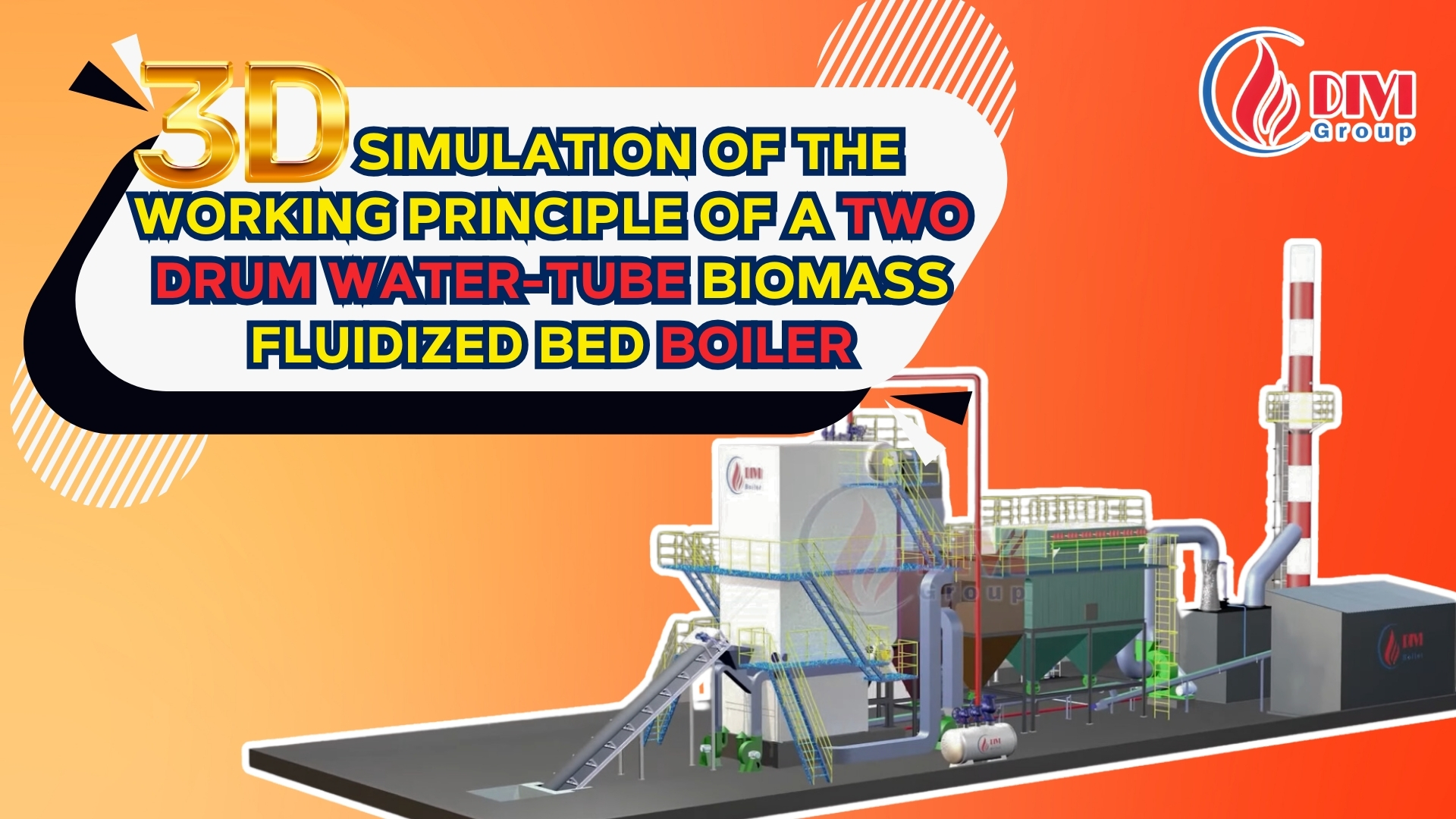 What is the Working Principle of a Two-Drum Water-Tube Biomass Fluidized Bed Boiler?