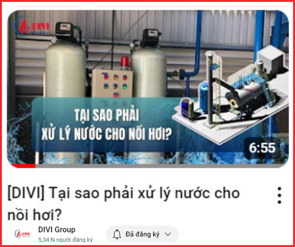 video tại sao phải xử lý nước nồi hơi