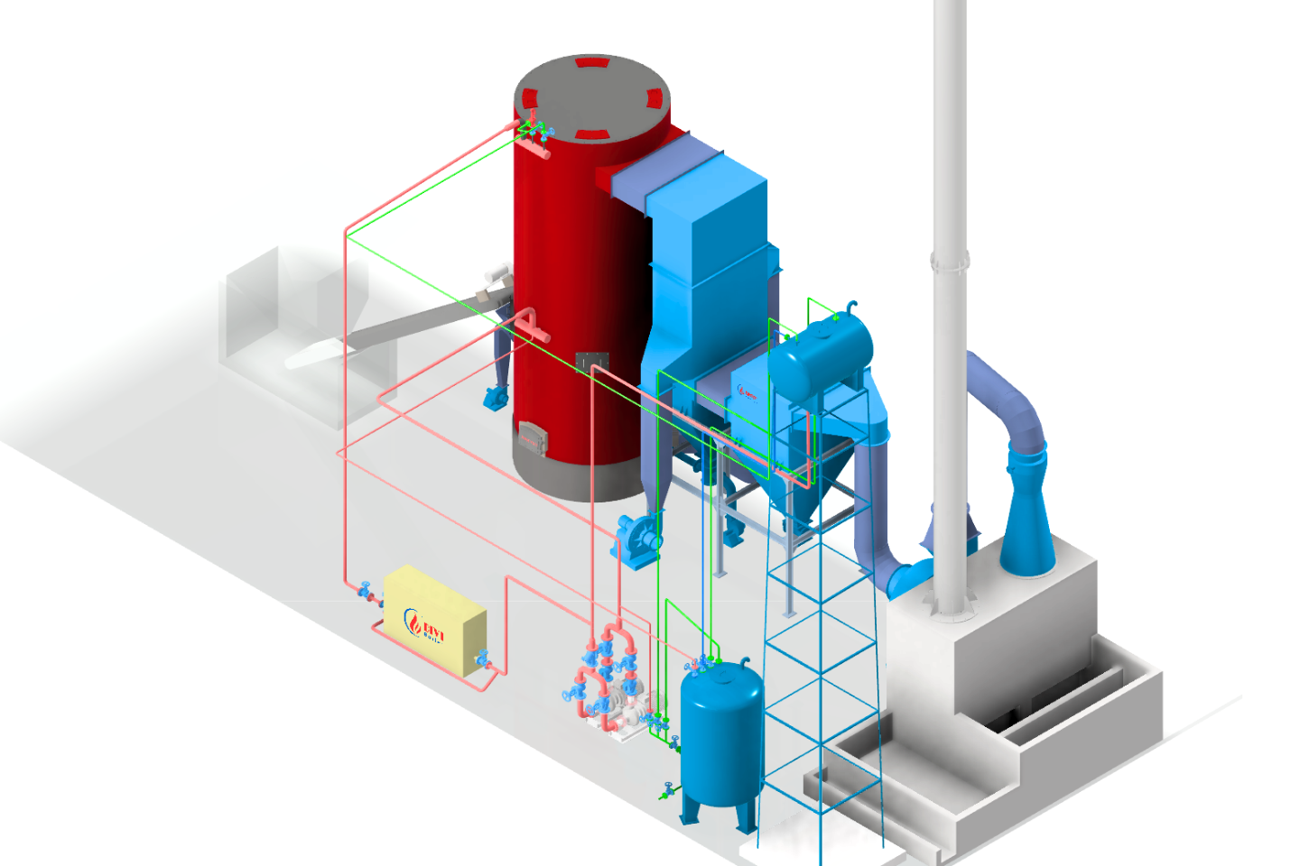 Biomass-fired Thermal Oil Boiler